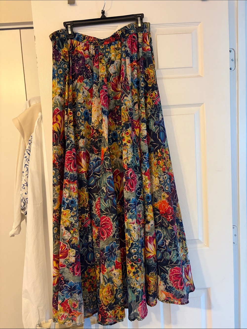 Floral Multicolor Maxi Skirt - Picture 7 of 7